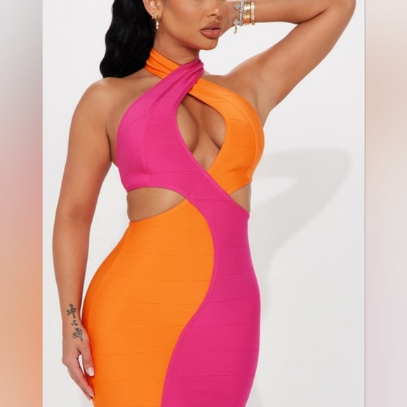 Fashion Nova Dresses & Skirts - North Bandage Midi Dress